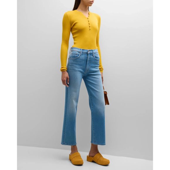 NWT Mother The Rambler Zip Ankle Jeans Wash Going Dutch Size 33 - Picture 2 of 8